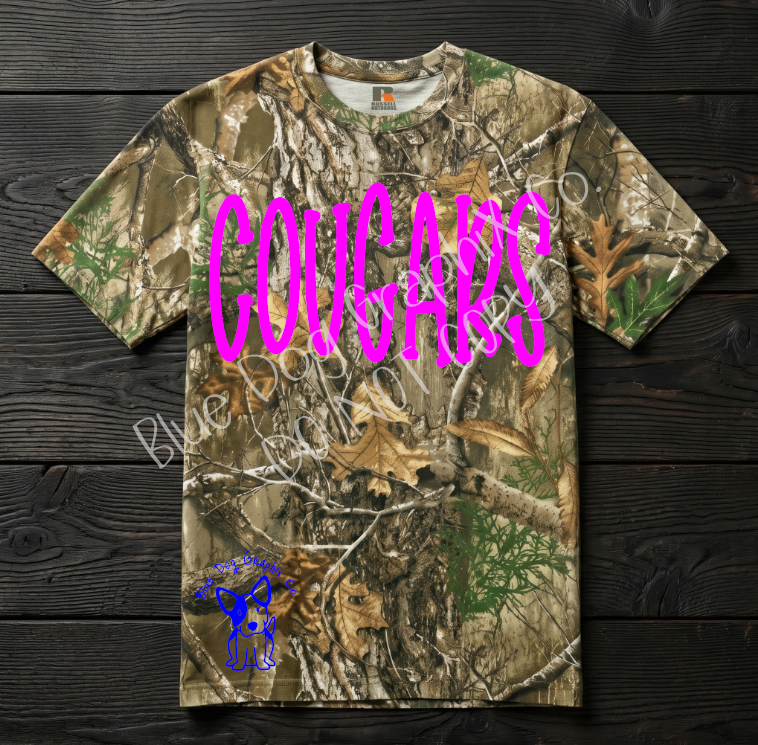 Team Camo Pink T-Shirt