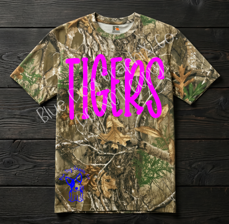 Team Camo Pink T-Shirt